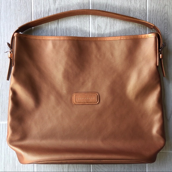 Longchamp bronze Derby metallic hobo bag - Picture 3 of 8